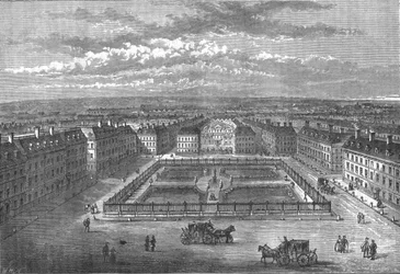 Soho Square, ca. 1700, 1897