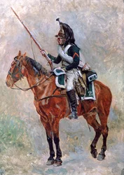 Soldaat te paard, 19e eeuw