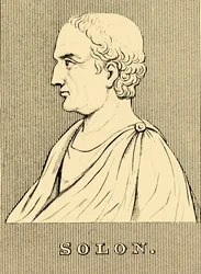 Solon, c630-c560 v.Chr., 1830