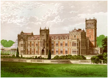 Somerleyton, Suffolk, huis van Baronet Crossley, ca. 1880