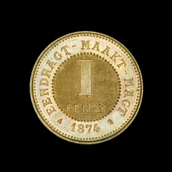 Zuid-Afrikaanse 1 penny munt