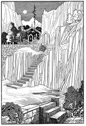 Spartanen vragen het Orakel van Delphi of ze oorlog moeten voeren tegen Athene, ca. 431 v.Chr., 1910