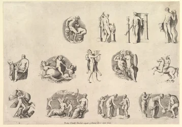 Speculum Romanae Magnificentiae: Onderwerpen naar de Oudheid, uitgevoerd ca. 1550-77, gedrukt na 1577