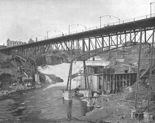 Spokane Falls, Washington, VS, ca. 1900