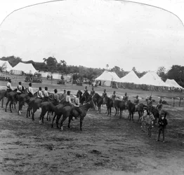 Sportdag in Narsampet, India, 1905