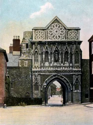 Sint Ethelbert Poort, Norwich, Norfolk, begin 20e eeuw