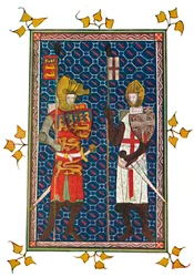St. George en Plantagenet Graaf van Lancaster, c1295
