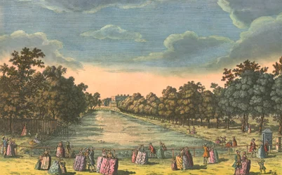 St James Park & Buckingham House, ca. 1763