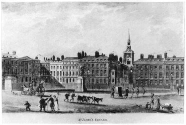 St Jamess Square, Londen, 18e eeuw, 1907