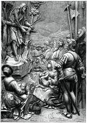 St. Johannes de Doper predikend in de woestijn, 16e eeuw, 1870