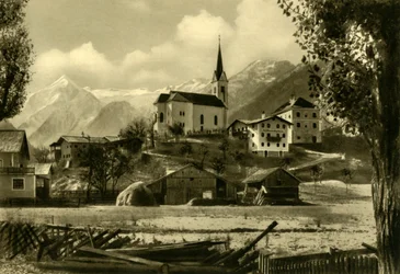 St. Margarets Kerk, Kaprun, Oostenrijk, circa 1935