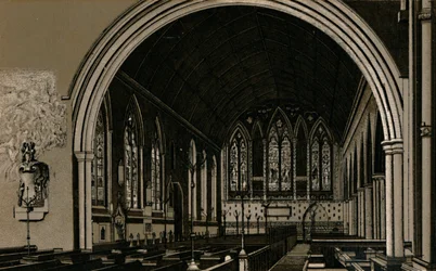 St. Nicolaaskerk, interieur, ca. 1880