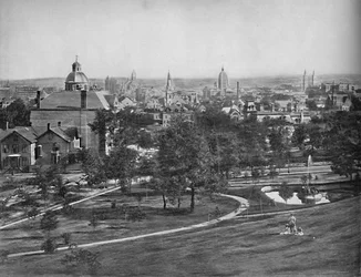 St. Paul vanaf Merriams Hill, ca. 1897