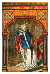 Stanislaus, 11e-eeuwse Poolse bisschop en martelaar, 1886
