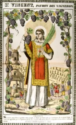 St. Vincent, Spaanse christelijke martelaar, 19e eeuw