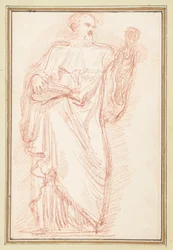 Staande Mannelijke Figuur met Boek