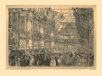 Staatsbal in de Guildhall, 1851, 1886