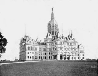 Staatskapitool, Hartford, Connecticut, VS, ca. 1900