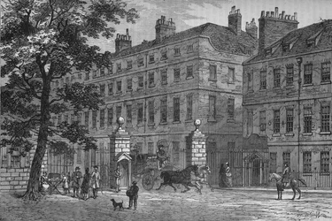 Storeys Gate, St Jamess Park, Westminster, Londen, c1820 1878