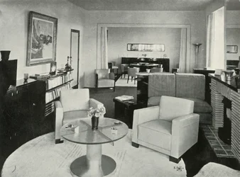 Studio en eetkamer in huis in Brussel