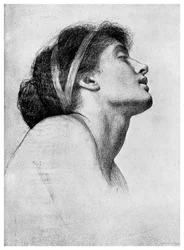 Studie voor Paolo en Francesca, 1895