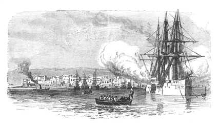 Suakim, vanaf de Zee, ca. 1885