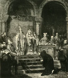 Onderwerping van Hendrik IV. bij Canossa, 1077