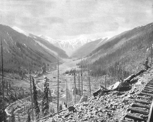 Sultan Mountain, nabij Silverton, Colorado, VS, ca. 1900