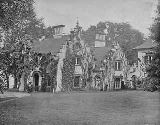 Sunnyside, Huis van Washington Irving, nabij Tarrytown, New York, c1897