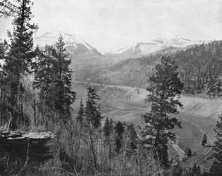 Sunshine Peak en Wilson Peak, Colorado, VS, ca. 1900