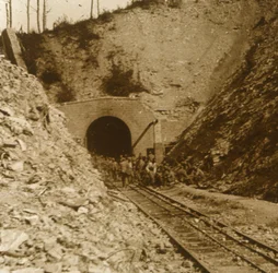 Tavannes Tunnel, Verdun, Noord-Frankrijk, c1914-c1918