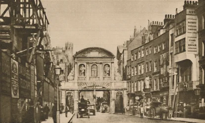 Temple Bar: De Stadsgrens in de Strand in het Jaar 1878, ca. 1935