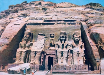 Tempel van Abu Simbel, Egypte, 20e eeuw