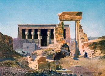 Tempel van Hathor, Dendera, Egypte, 20e eeuw