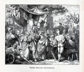Tetzel verkoopt aflaten, 1882