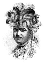 Thayendaneega, een Mohawk-opperhoofd, 1848