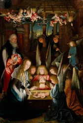 De aanbidding van het Christuskind