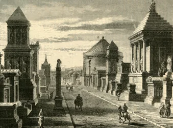 De Via Appia in Rome hersteld