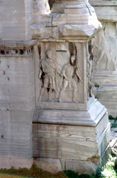 De boog van Septimus Severus, Rome, 203 AD