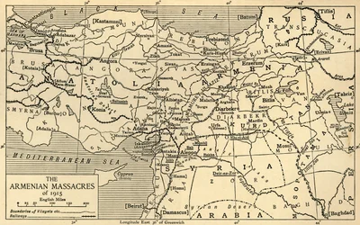 De Armeense Massacres van 1915, Eerste Wereldoorlog, c1920