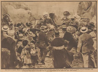 De moord op aartshertog Franz Ferdinand van Oostenrijk en zijn vrouw in Sarajevo, 28 juni 1914