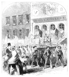 De Atlantische telegraafkabel, Parade, ca. 1858