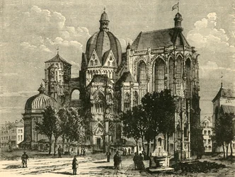 De Basiliek van Aken, of Aix-La-Chapelle, 1890