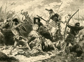 De Slag bij Agincourt, 1415, 1890