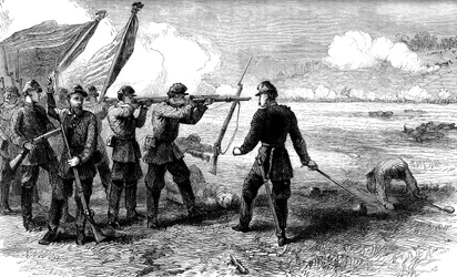 De Slag bij Bull Run, Virginia, 1861