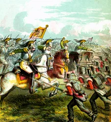 De Slag bij Waterloo, 1815, c1850s
