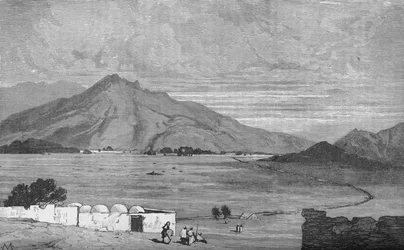 Het slagveld van Maiwand, ca. 1880