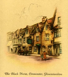 Het Zwarte Paard, Cirencester, Gloucestershire, 1936