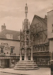 De Buttercross, Winchester, Hampshire, begin 20e eeuw