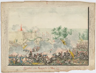 De verovering van het Anapa-fort op 23 juni 1828